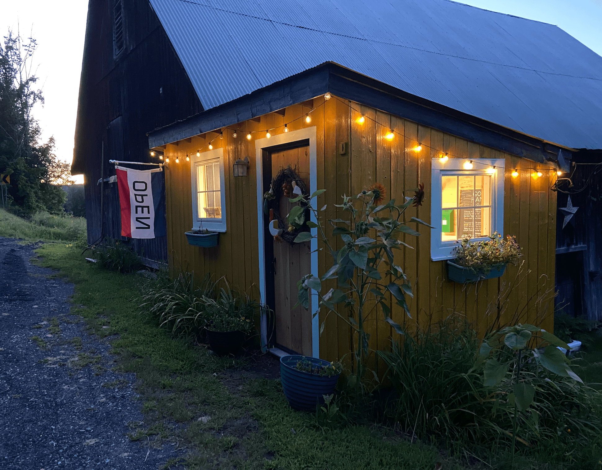 The Good Hands Creamery farm stand